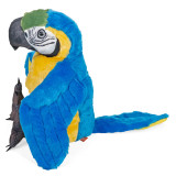 Blue Yellow Macaw 15-Inch Wild Republic Artist Collection Plush 27439