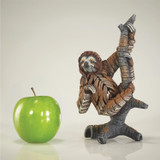 Mini Sloth Figure Edge Sculpture 7-Inch Hand Crafted 6017689