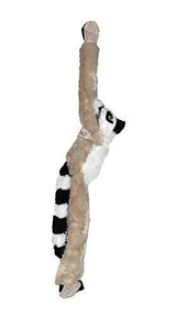 Wild Republic Ring Tailed Lemur 19-Inch Plush, hanging monkey plush toy with realistic detailing and a long tail, part of the Wild Republic Hanging Monkey Collection.