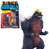 Super7 SpaceGodzilla (1994) Super7 Godzilla 3.75-Inch Unpunched ReAction Figure, detailed toy figure of SpaceGodzilla from the 1994 film, with black body, white dorsal fins, and yellow crest, standing with claws out.