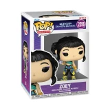 Funko Zoey KPOP Demon Hunters Funko Pop! 4.1-Inch Vinyl Figure #2256, collectible vinyl figure of Zoey in a stylish outfit with accessories, inside a branded display box.