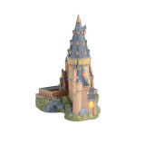 Enesco Hogwarts Mini Castle Harry Potter Mini Enchantment 3.5-Inch Figurine, detailed miniature replica of Hogwarts castle with tower and windows.