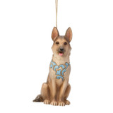 German Shepherd Jim Shore Heartwood Creek 4.5-Inch Ornament #6019339
