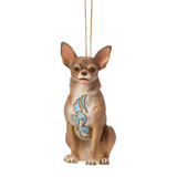 Chihuahua Jim Shore Heartwood Creek 3.5-Inch Ornament #6019340