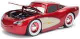 Jada Toys Lightning McQueen Pixar Cars Cruising diecast toy car, 1:24 scale from Hollywood Rides series, red with Lightning McQueen design.