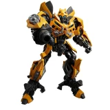 Blokees Bumblebee Blokees Transformers Dark of the Moon Classic Class CC23 Model Kit, yellow and black articulated robot figure, detailed transformation design.