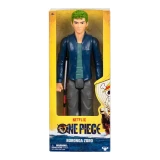 One Piece Roronoa Zoro One Piece Moose Toys 12-Inch Large Action Figure, collectible character toy in packaging with detailed costume and sword accessory.