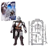 Star Wars The Mandalorian Star Wars Action Verse 4.5-Inch Figure, action figure of Mandalorian character with accessories and packaging shown.