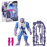 Star Wars Zeb Orrelios Star Wars Action Verse 4.5-Inch Figure, detailed action figure with purple skin, blue outfit, and accessories including weapons and interchangeable hands.