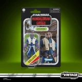 Star Wars Zeb Orrelios Star Wars Vintage Collection Deluxe VC400 3.75-Inch Figure (New Republic Pilot), in original packaging with action figure and background image from the series.
