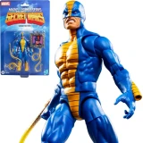 Marvel Constrictor Marvel Legends Secret Wars 6-Inch Cardback Action Figure, detailed blue and yellow snake-themed superhero action figure with accessories and packaging.
