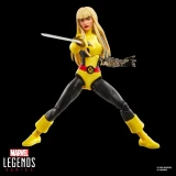 Marvel's Magik Marvel Legends Secret Wars 6-Inch Cardback Action Figure, female superhero action figure in yellow and black costume posed with a sword against a black background.