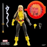 Marvel's Magik Marvel Legends Secret Wars 6-Inch Cardback Action Figure, detailed action figure with a removable sword, smokey effect, alternate hands, and a display disc featuring Marvel's Magik character.