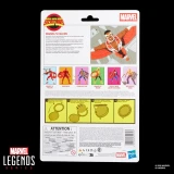 Marvel's Falcon Marvel Legends Secret Wars 6-Inch Cardback Action Figure, packaging back view showcasing product details, illustrations, and assembly instructions.