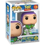 Funko Buzz Lightyear Toy Story Funko Pop! Glow-in-the-Dark Figure #1726, special edition vinyl toy in box with large head and colorful space ranger outfit, logo and branding on packaging.