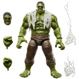 Marvel Hulk Marvel Legends Spider-Man Brand New Day Premium 6-Inch Action Figure, detailed green Hulk with ripped brown pants, multiple interchangeable hands, an angry face, and additional accessories.