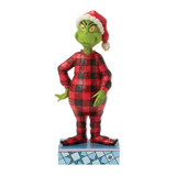 Grinch Wearing Pajamas Jim Shore 7 Inch Figurine Grinch Collection 6018953