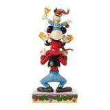 Mickey, Donald & Goofy Stacked Jim Shore 8.5 Inch Figurine Disney Traditions 6018706