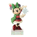 Minnie with Snowflake Jim Shore 5.5 Inch Figurine Disney Traditions 6018710