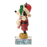 Mickey with Candy Cane Jim Shore 5.5 Inch Figurine Disney Traditions 6018711