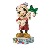 Mickey with Candy Cane Jim Shore 5.5 Inch Figurine Disney Traditions 6018711