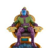 Marvel Kang the Conqueror Marvel Legends 6-Inch Action Figure with Throne, detailed figure of Kang the Conqueror seated on a throne, featuring vibrant colors and intricate design.