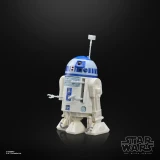 Star Wars R2-D2, 6-inch action figure with a white and blue design, detailed features, and an antenna on top, from The Black Series Droids collection.