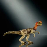 Mattel Dilophosaurus Jurassic World Hammond Collection 7.5-Inch Action Figure, realistic dinosaur toy with detailed features and articulated limbs.