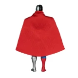 DC Comics Cyborg Superman DC Super Powers Wave 13 McFarlane 4.5-Inch Action Figure, figure with a red cape, silver and red armor, standing with back facing the viewer.