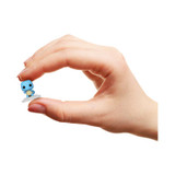 Funko Pokémon Squirtle, Eevee, Growlithe & Psyduck Funko Bitty Pop! Mini-Figure 4-Pack, small collectible Pokémon figures held between a person's thumb and forefinger.
