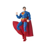 Blokees Superman & Krypto Blokees DC Superman 2025 Champion Class CC01 Model Kit, a detailed action figure of Superman with a muscular build, blue and red costume with the iconic 'S' emblem on chest, red cape, and pose-ready stance.