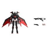 Blokees Batman Beyond Blokees DC Champion Class CC02 Model Kit (Terry McGinnis), action figure with black and red armored suit, wings, and accessories including a gun, grappling hook, and emblem.