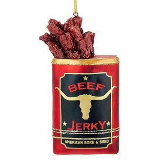 Kurt S Adler Beef Jerky Glass Hanging Ornament 5-Inch by Kurt S Adler Kurt S Adler Beef Jerky Glass Hanging Ornament 5-Inch by Kurt S Adler