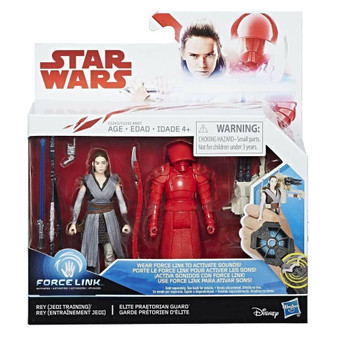 Star Wars Rey and Praetorian Guard Force Link 2 Pack Star Wars Action Figure Set
