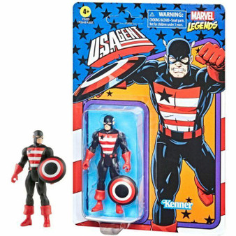 Marvel US Agent Marvel Retro Series 3.75 Inch Action Figure on Cardback