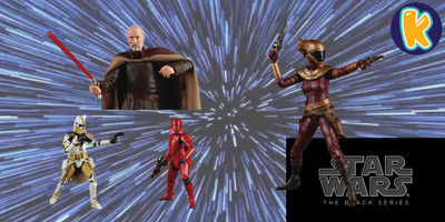 New Star Wars The Black Series 6" action figures in route