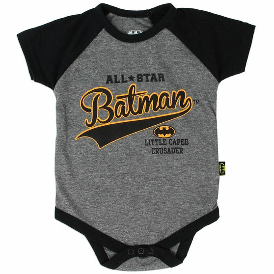 DC Comics Batman All-Star Team Newborn Baby One Piece