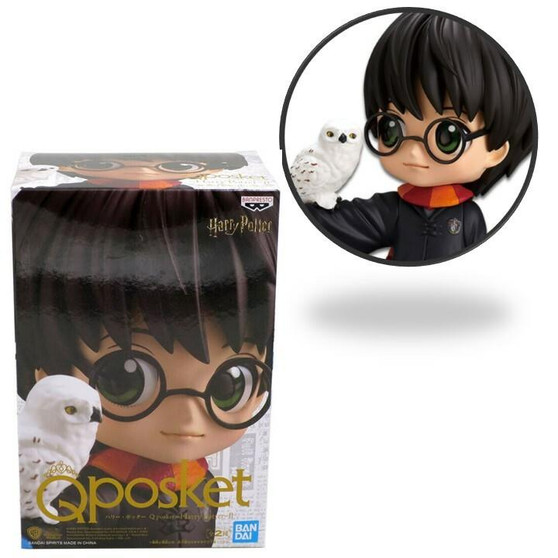 Banpresto Harry Potter with Hedwig Full Color Version Q Posket Harry Potter Series by Banpresto