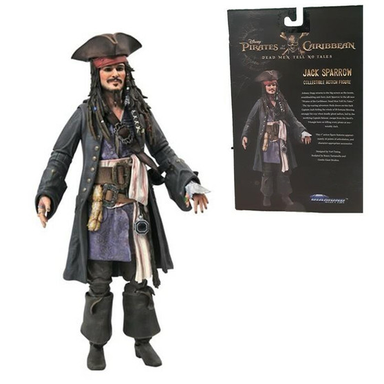Diamond Select Jack Sparrow Diamond Select Pirates of the Caribbean Deluxe Action Figure