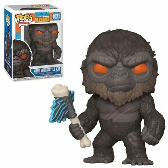 Funko King Kong with Axe Funko Pop Godzilla vs Kong 3.75-Inch Vinyl Figure