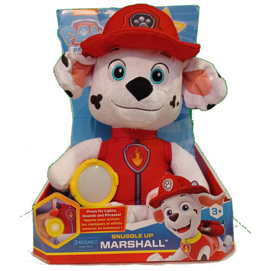 Paw Patrol Snuggle Up Marshall Paw Patrol with Light and Sound by Spin Master Paw Patrol Snuggle Up Marshall Paw Patrol with Light and Sound by Spin Master