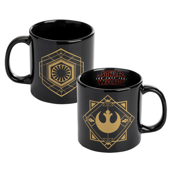 Star Wars Last Jedi Rebel Logo Mug 20 oz Ceramic Coffee Mug Black