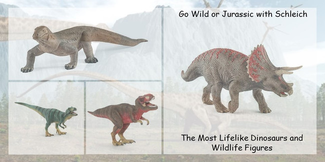 Let your imagination go wild or pre-historic with Shcleich