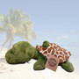 The Petting Zoo Petting Zoo Sea Turtle Mom and Baby 10 Plush Bright Eyes Pocketz Series