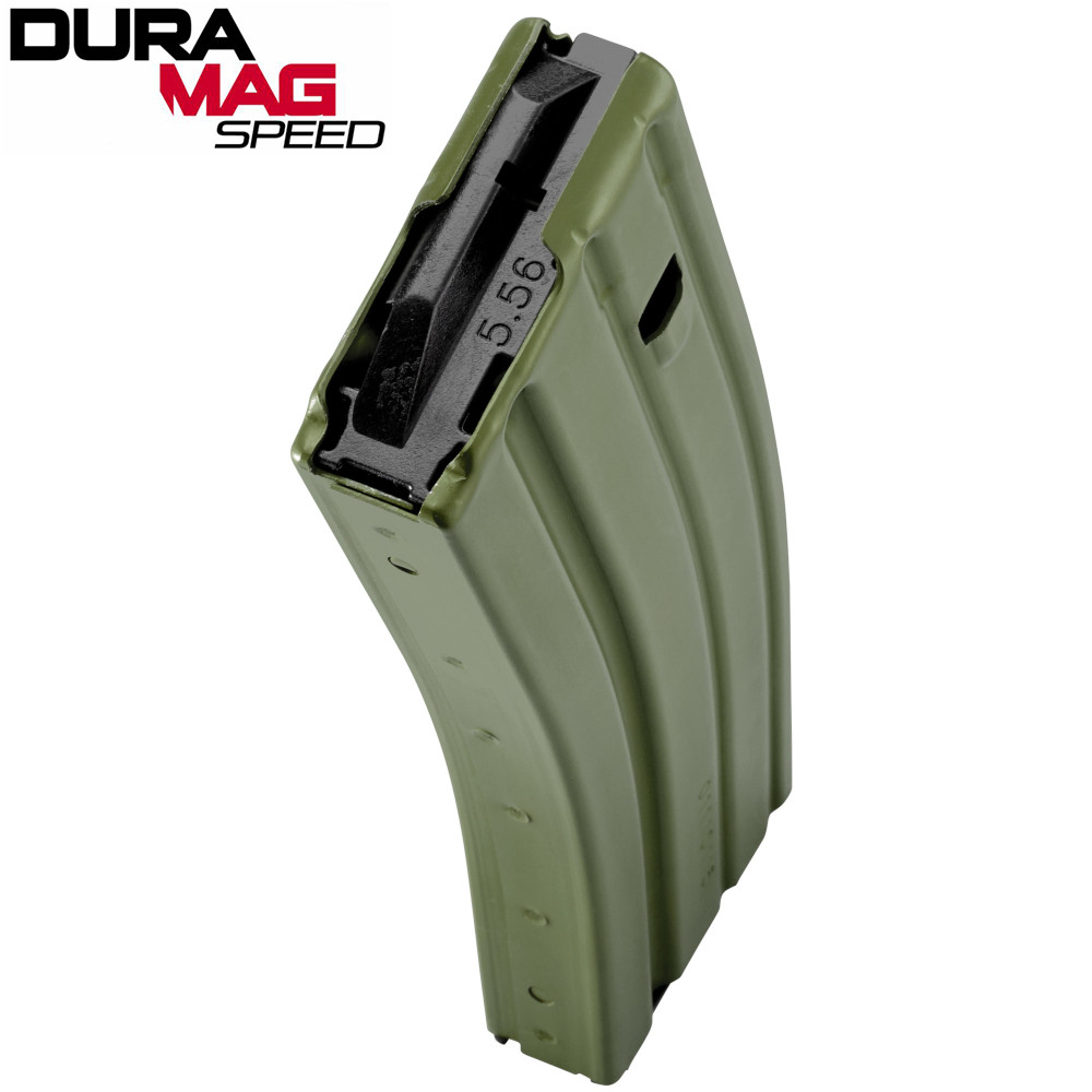 DURAMAG SPEED 5.56/300BLK AR-15 Magazine - OD GREEN - 30rd