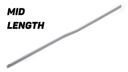 Gauged Mid-Length Gas Tube - Stainless Steel