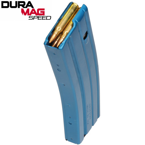 DURAMAG SPEED 5.56/300BLK AR-15 Magazine - Blue - 30rd