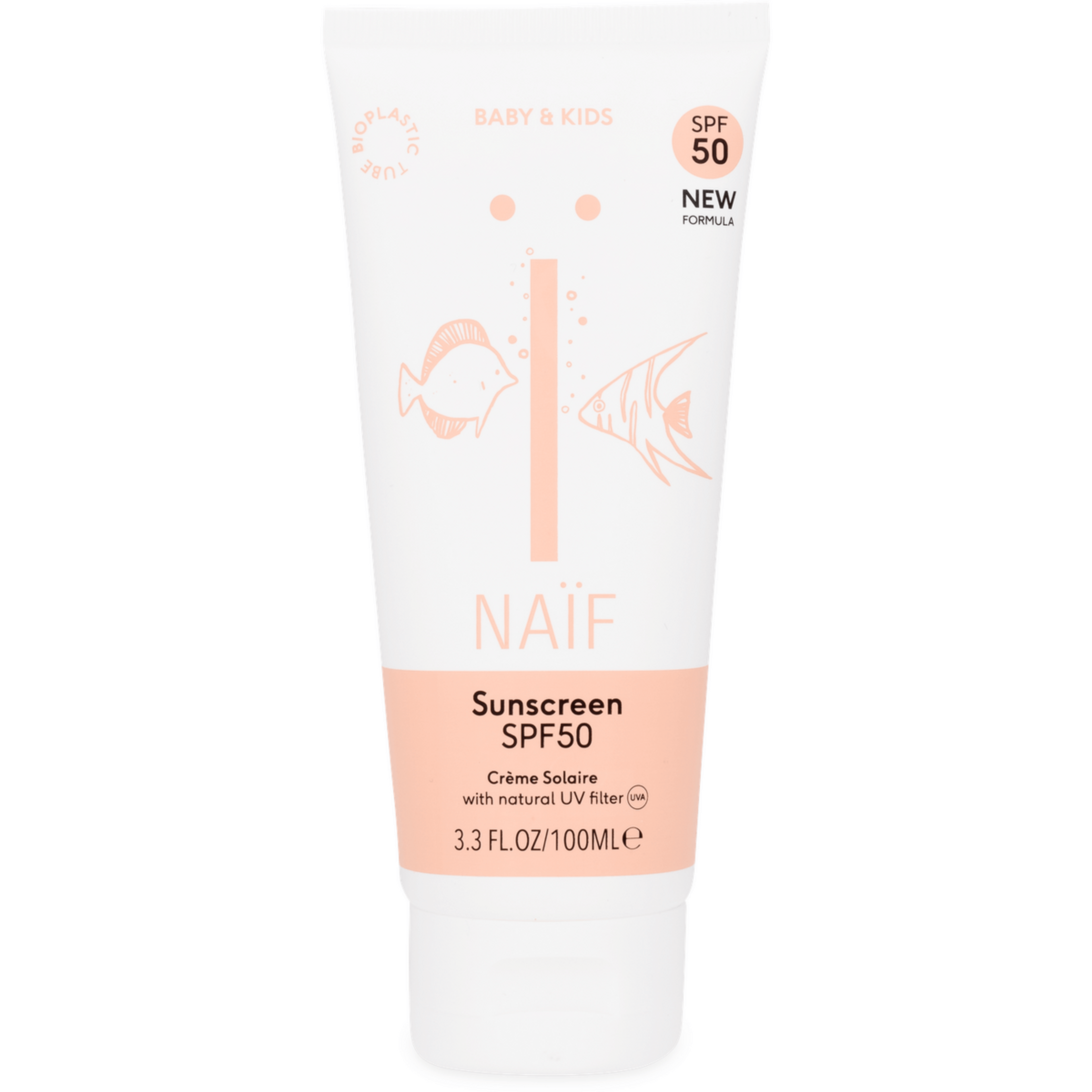 Naïf natuurlijke zonnebrandcrème Baby & Kids SPF50