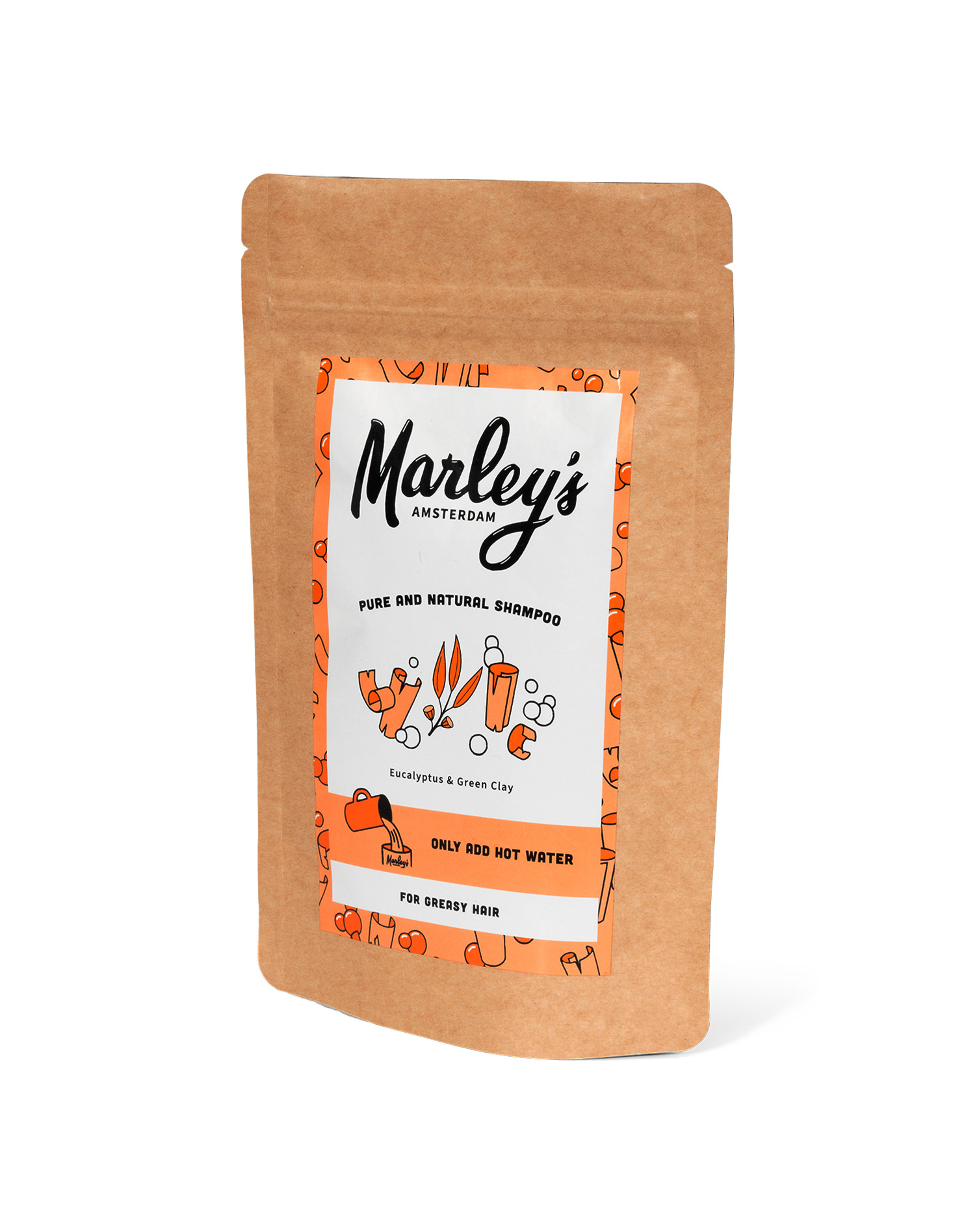 Marley's Amsterdam - Zak Eucalyptus & Groene klei (Oranje)