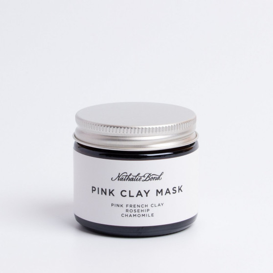 Pink Clay Face Mask - Nathalie Bond